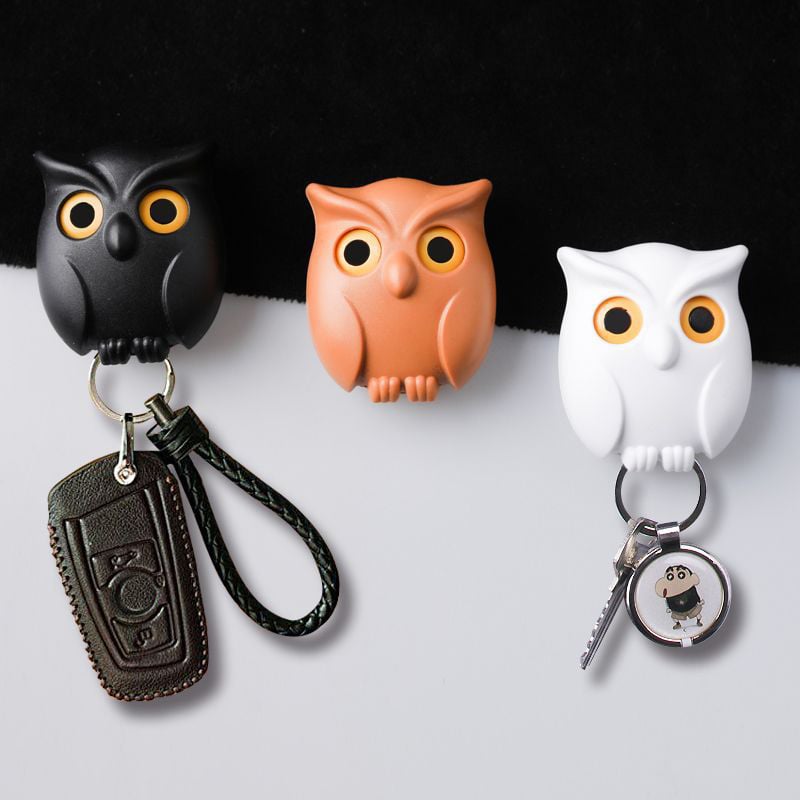 Owl Magnetic Storage Rack Home Decorative Organizer