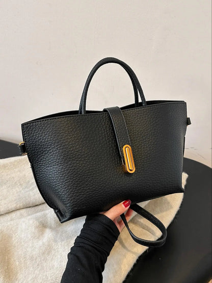 25 fall&winter Women's Elegant Solid Color Handbag, Fashionable Crossbody Bag for Daily Used, Casual Trendy Versatile High-quality Daily Commuting Bag
