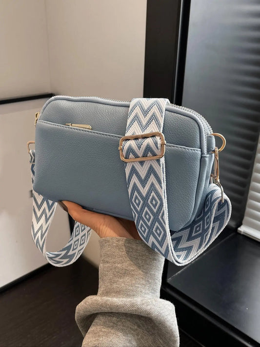 Outfits  Elegant Temperament Plain Color Square, Vintage Trendy Crossbody Bag with Adjustable Strap, Fashionable Crossbody Bag for Daily Use, Cross Body Bags